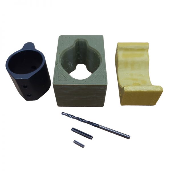 Gas Block with drill pin kit