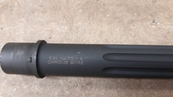 24" Fluted Bull Barrel, 5.56 NATO, Chrome Lined, Threaded - Image 2